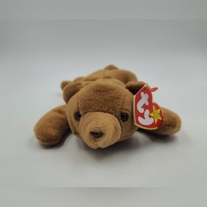 TY Beanie Baby - CUBBIE the Brown Bear (4th Gen hang tag) (8.5 inch)